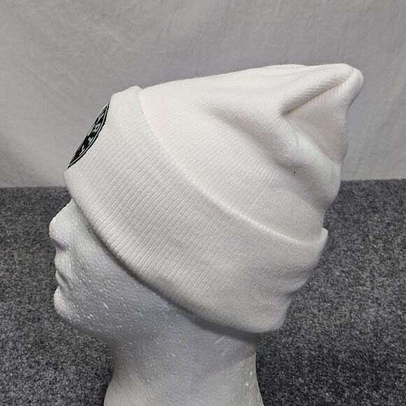 Carhartt Beanie White Shamrock 1889 Patch Knit Cuffed Hat St Patricks Day - Picture 4 of 5